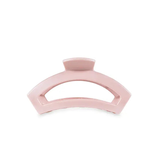 Teleties Open Hair Clip | Tiny | Pearly Pink