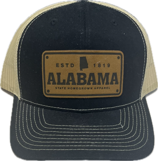 State Homegrown Apparel Co. Alabama License Plate Trucker Hat