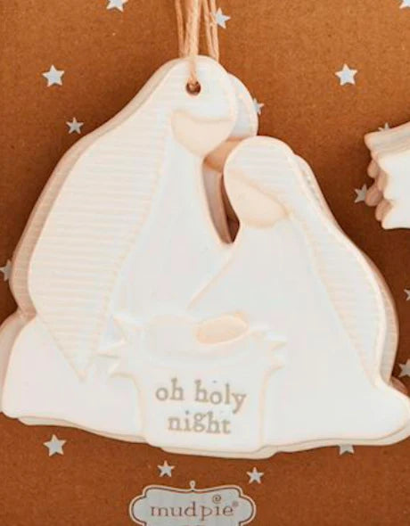 Mud Pie Nativity Ornaments