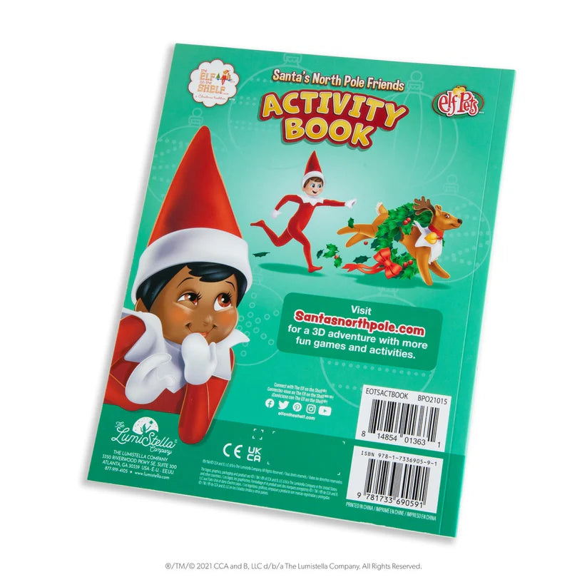 The Elf On The Shelf Santa's North Pole Friends Activity Book