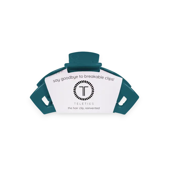 Teleties Open Teal with It Small Hair Clip