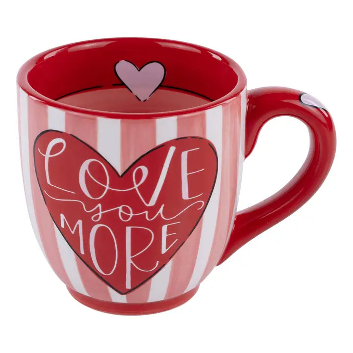 Glory Haus Striped Love You More Mug