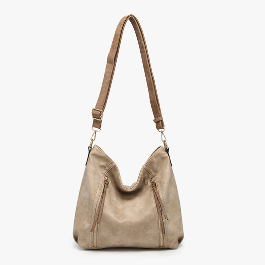 Jen & Co Mina-Warm Grey/Brown