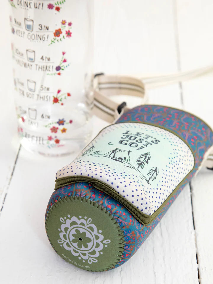 Natural Life Insulated Water Bottle Carrier - Let's Just Go