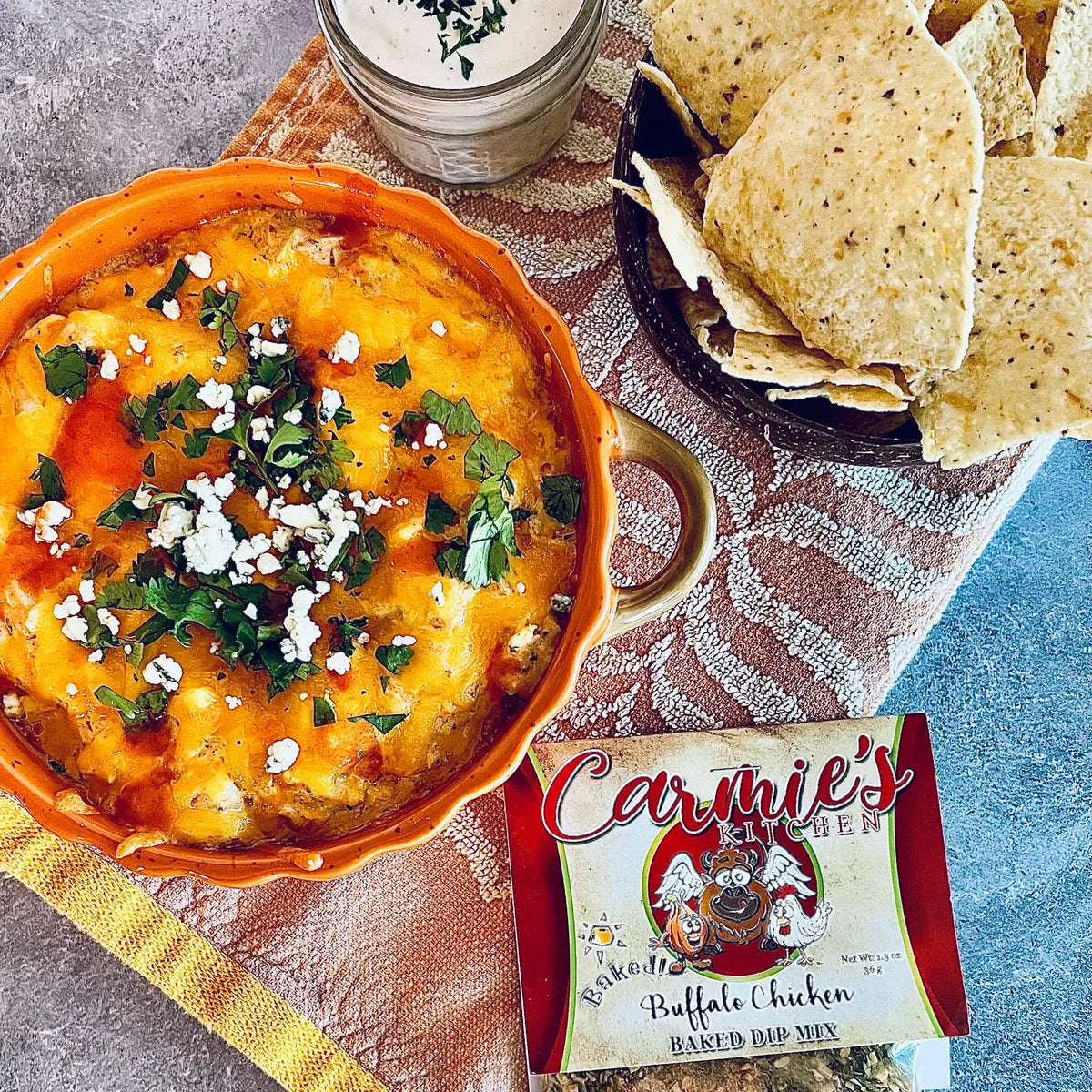 Carmie's Kitchen Buffalo Chicken Baked Dip Mix