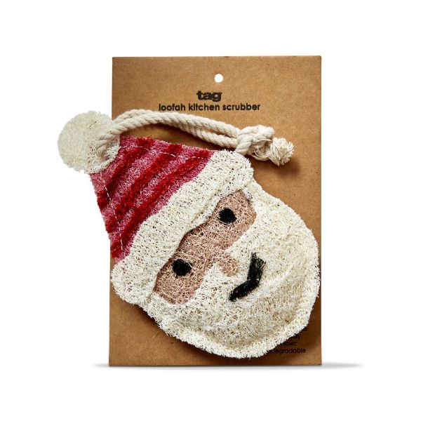 tag santa loofah scrubber - multi