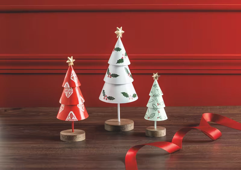 MUD PIE SMALL CHRISTMAS TIN TREE