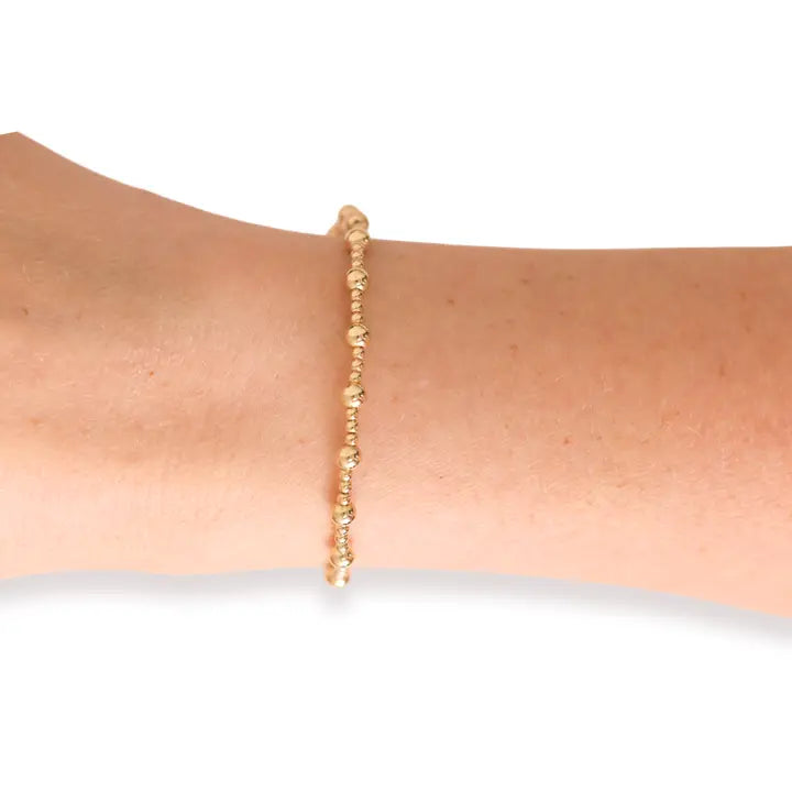 Beaded Blondes Palmer Bracelet in Gold
