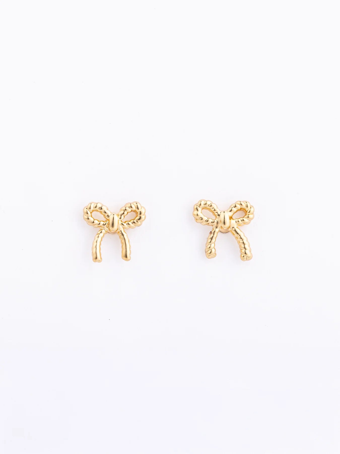 MICHELLE MCDOWELL Julie Bow Stud Earrings