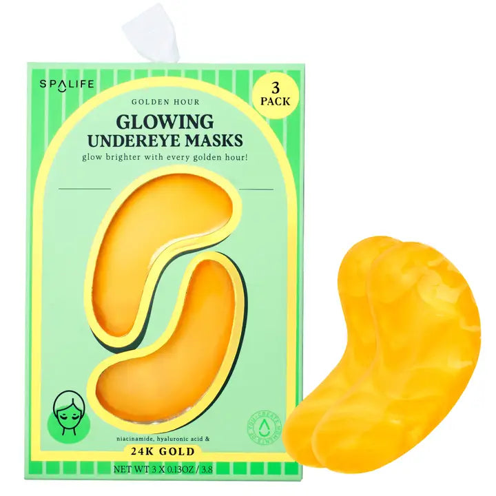 My Spa Life Golden Hour Glowing Undereye Masks - 3 Pairs