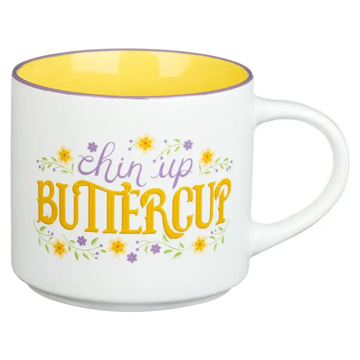 Mug Ceramic Chin Up Buttercup