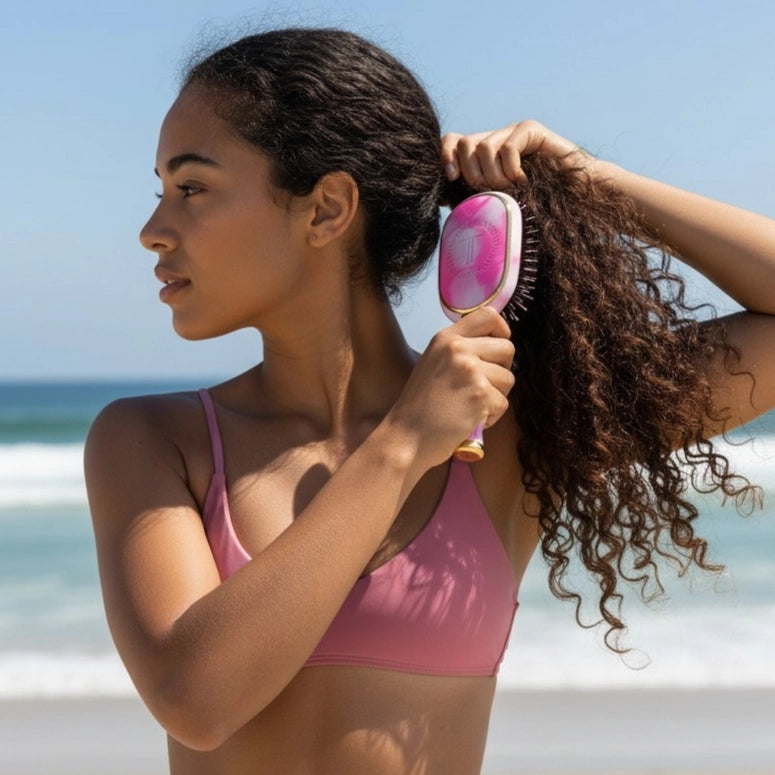 Teleties Mini Detangler Brush | Medium | Pinch Me!