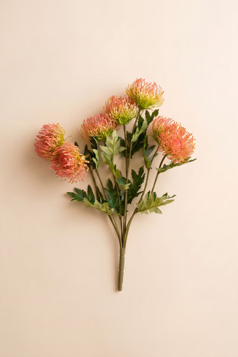 Kalalou Artificial Antique Blush Pincushion Protea
