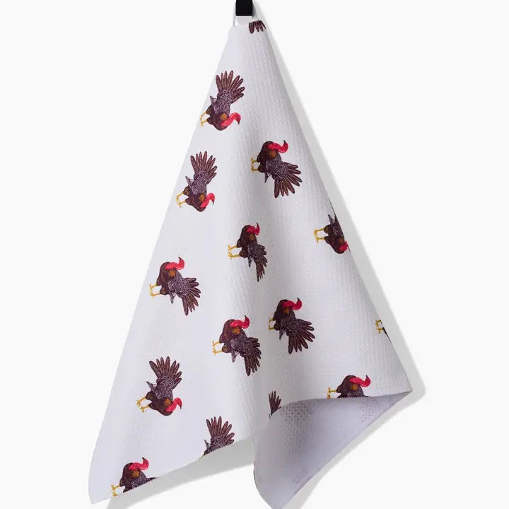 Geometry Turkey Trot Tea Towel