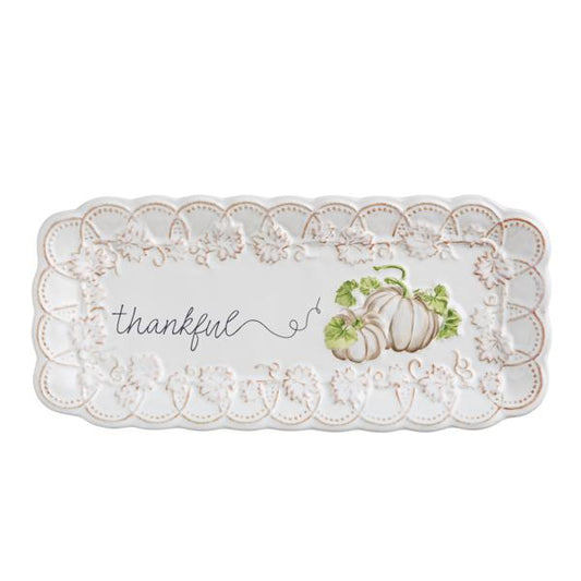 MUD PIE THANKFUL EVERYTHING PLATE