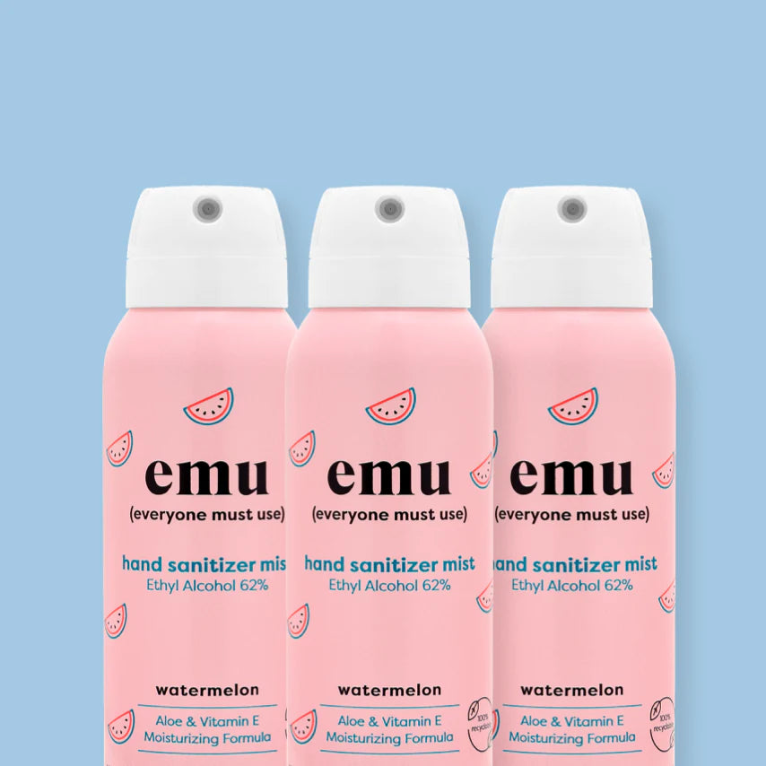 emu (everyone must use) hand sanitizer mist watermelon