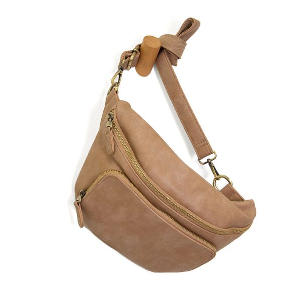 Joy Susan Rory Organizer Sling Belt Bag-Tuscan Tan