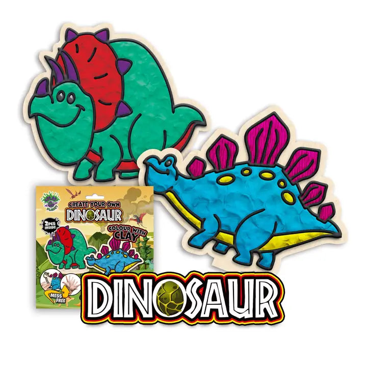 Splat Planet Dinosaur Clay Colouring. Kit