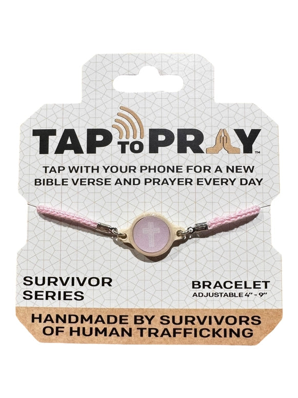 Versible Tap To Pray™ - Survivor Series Handmade Bracelets-Lotus+ Cross