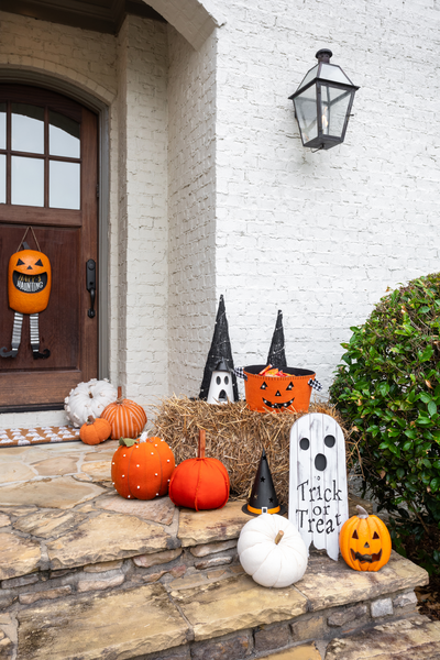 MUD PIE JACK-O-LANTERN CANDY DOOR HANGER