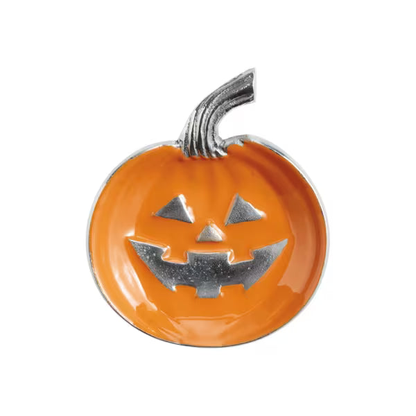 MUD PIE JACK-O-LANTERN TRINKET DISH