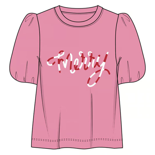 MARY SQUARE Top Tina Merry Corded