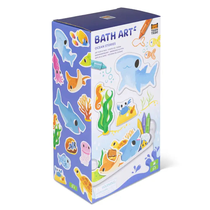 Tiger Tribe Bath Art - Ocean Stories