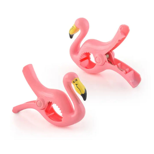 O2COOL Boca Towel Clip Flamingo