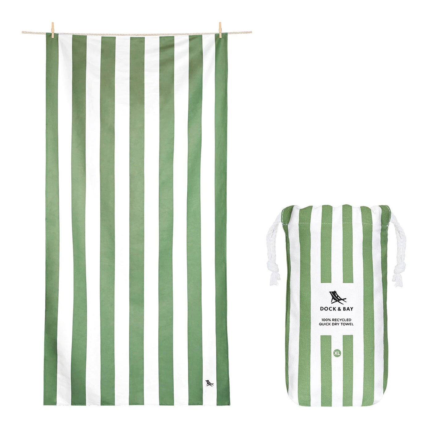 Dock & Bay Quick Dry Towels - Cayman Olive