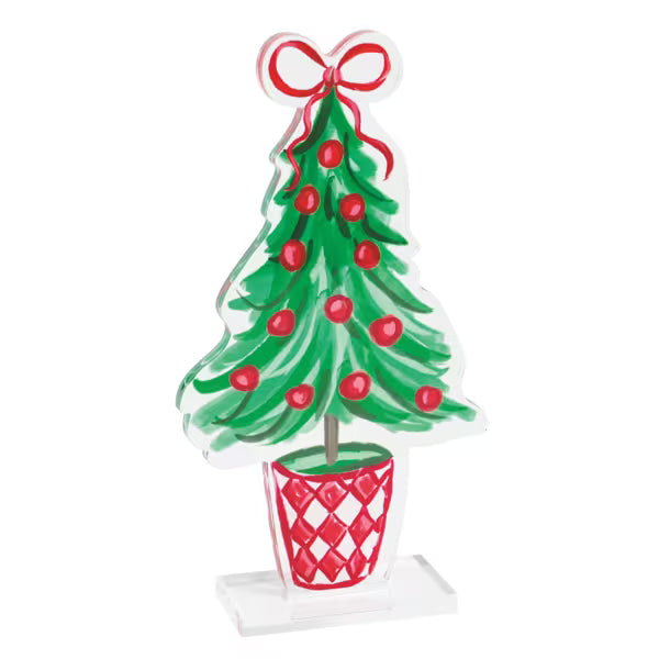 MUD PIE SMALL TOPIARY ACRYLIC SITTER