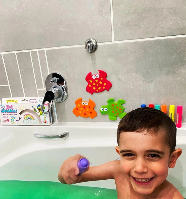 Fizzles Bath Doodles - Bath Washable Paint - 12 Colors