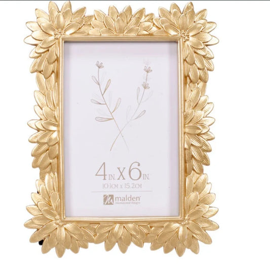 Malden : 4X6 Gold Flower