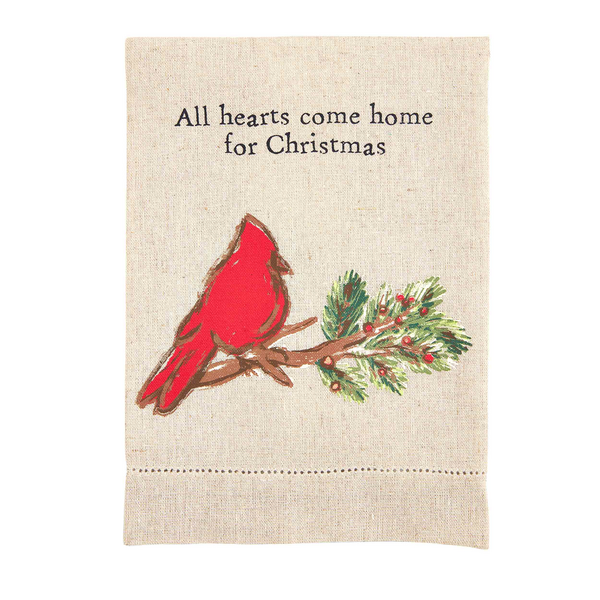 MUD PIE LODGE CARDINAL TOWEL