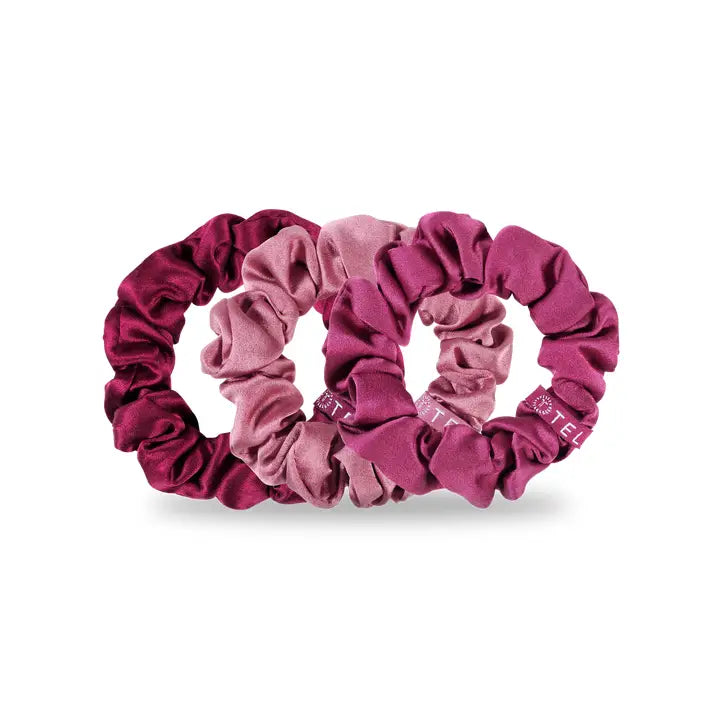 Teleties Silk Hair Scrunchie | Large | Burgundy Bliss