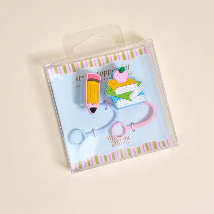 The Darling Effect Straw Topper Set–Pencil Me in