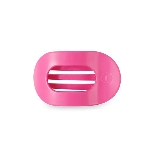 Teleties Paradise Pink Small Flat Round Hair Clip