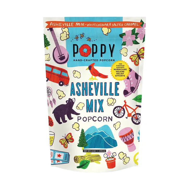 Poppy Asheville Mix Artist Bag Popcorn