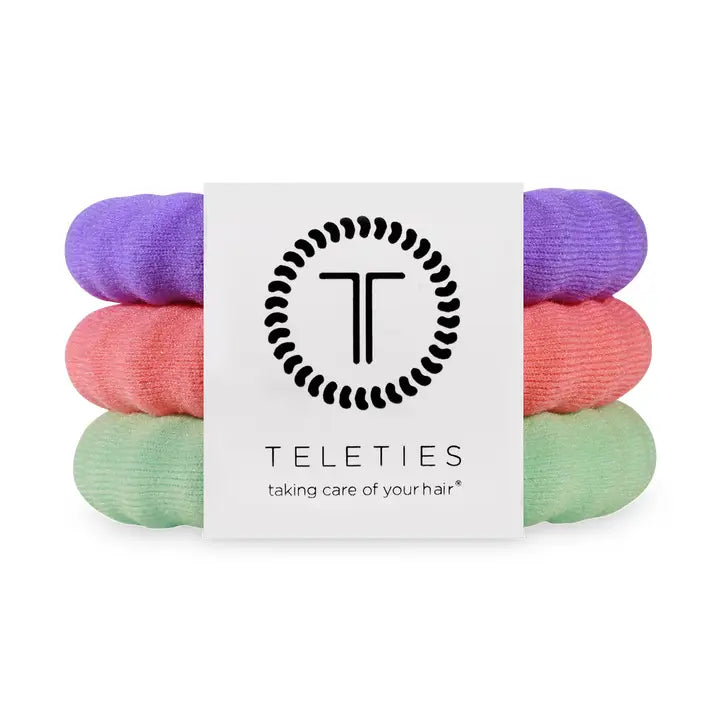 Teleties Nylon Hair Ties | Large | Color Rush