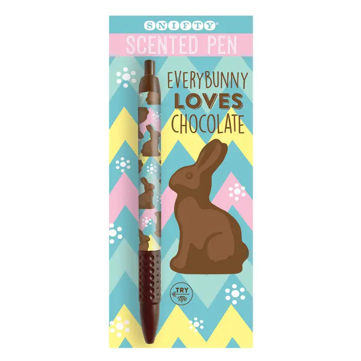 Snifty Chocolate Easter Bunny Scented Pen Carded