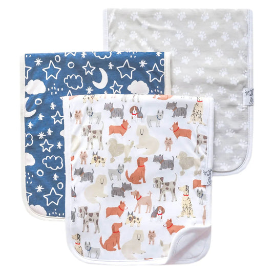 Copper Pearl Rufus Premium Burp Cloths