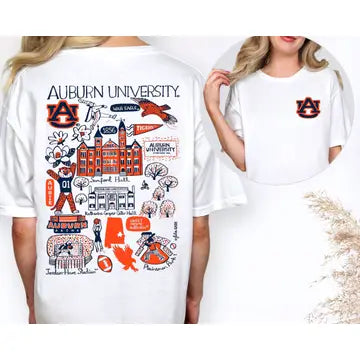 Auburn Collage Tee