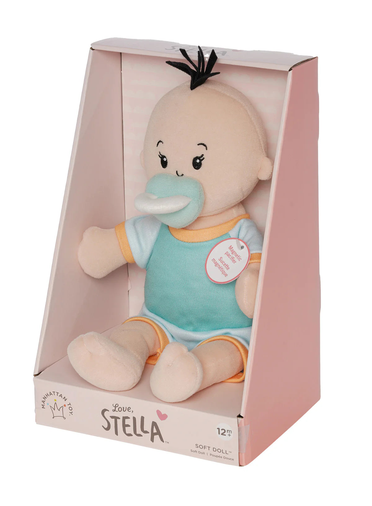 Manhattan Toy Love, Stella Fella Peach with Black Tuft