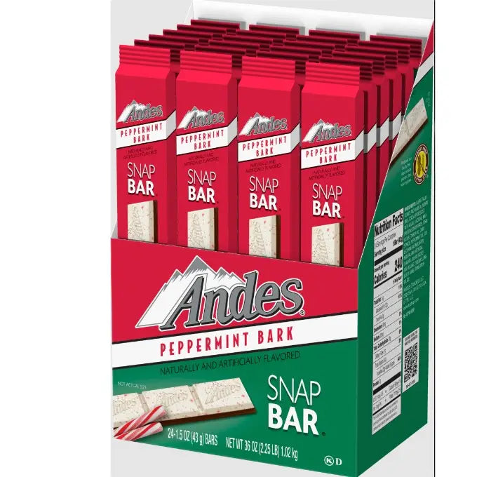 Grandpa Joe's Candy Shop Andes Peppermint Bark Snap Bar