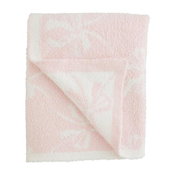 MUD PIE BOW CHENILLE BLANKET