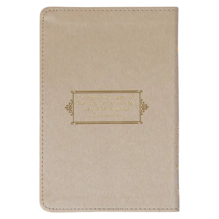 101 Prayers For Mr. & Mrs. Gold Faux Leather Prayer Book