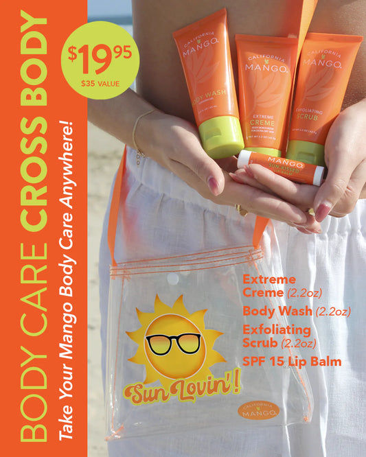 California Mango On The Go 5 Piece Body Care Kit