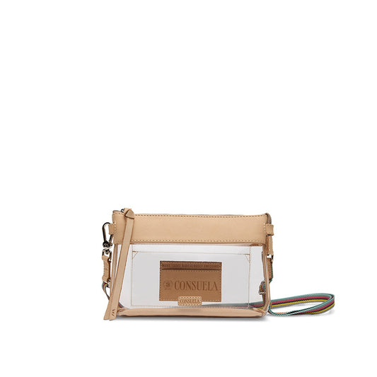 CONSUELA Midtown Crossbody, Clear Diego