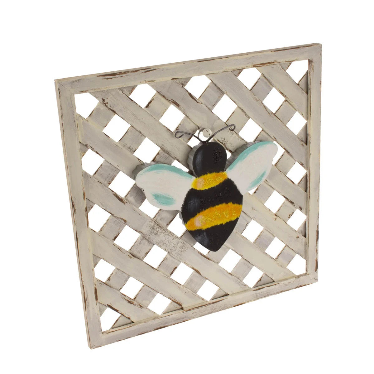 The Round Top Collection White Lattice Display Board