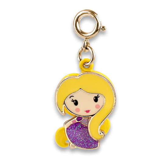 Charm It! Gold Swivel Rapunzel Charm