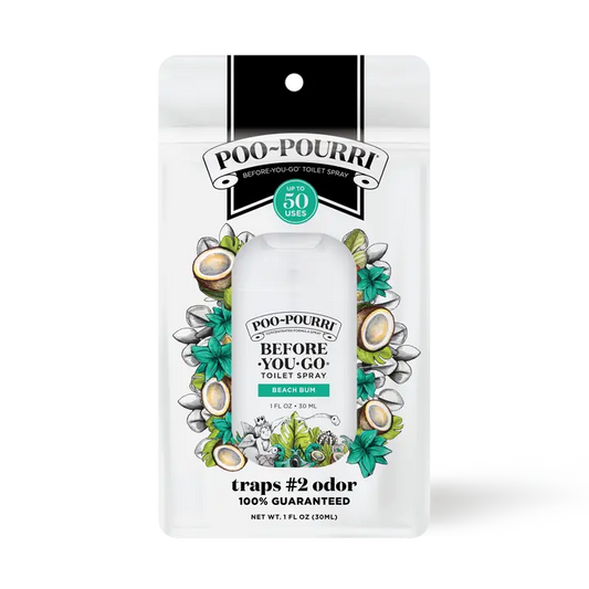 Poo~Pourri 1oz Pocket Sprayer w/ Pouch - Beach Bum
